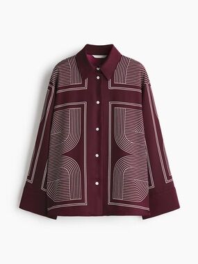 MATCHING SET, includes: Button-Down Shirt and Wide Leg Pants (see description)